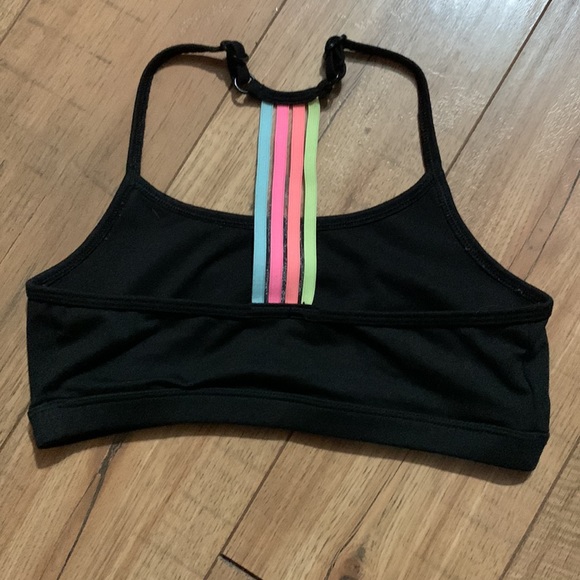 💜5 for $25💜Justice active girls sport top undergarment black - Picture 2 of 14